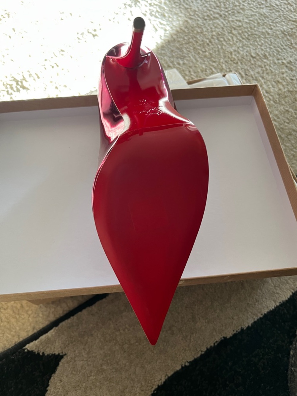 Christian Louboutin Miss Z Metallic Fuchsia Pumps - Picture 4 of 10